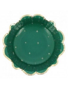 Taças Verde Dourado